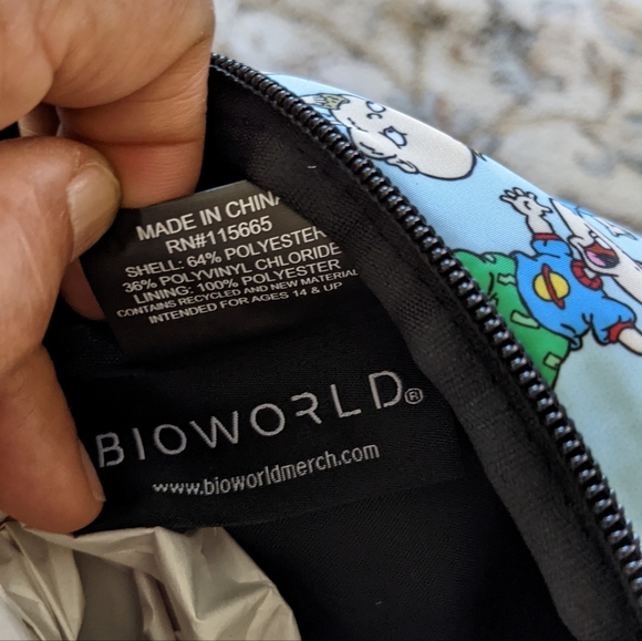 N WT Bioworld Nickelodeon Rugrats Nylon Mini Backpack - Picture 3 of 7